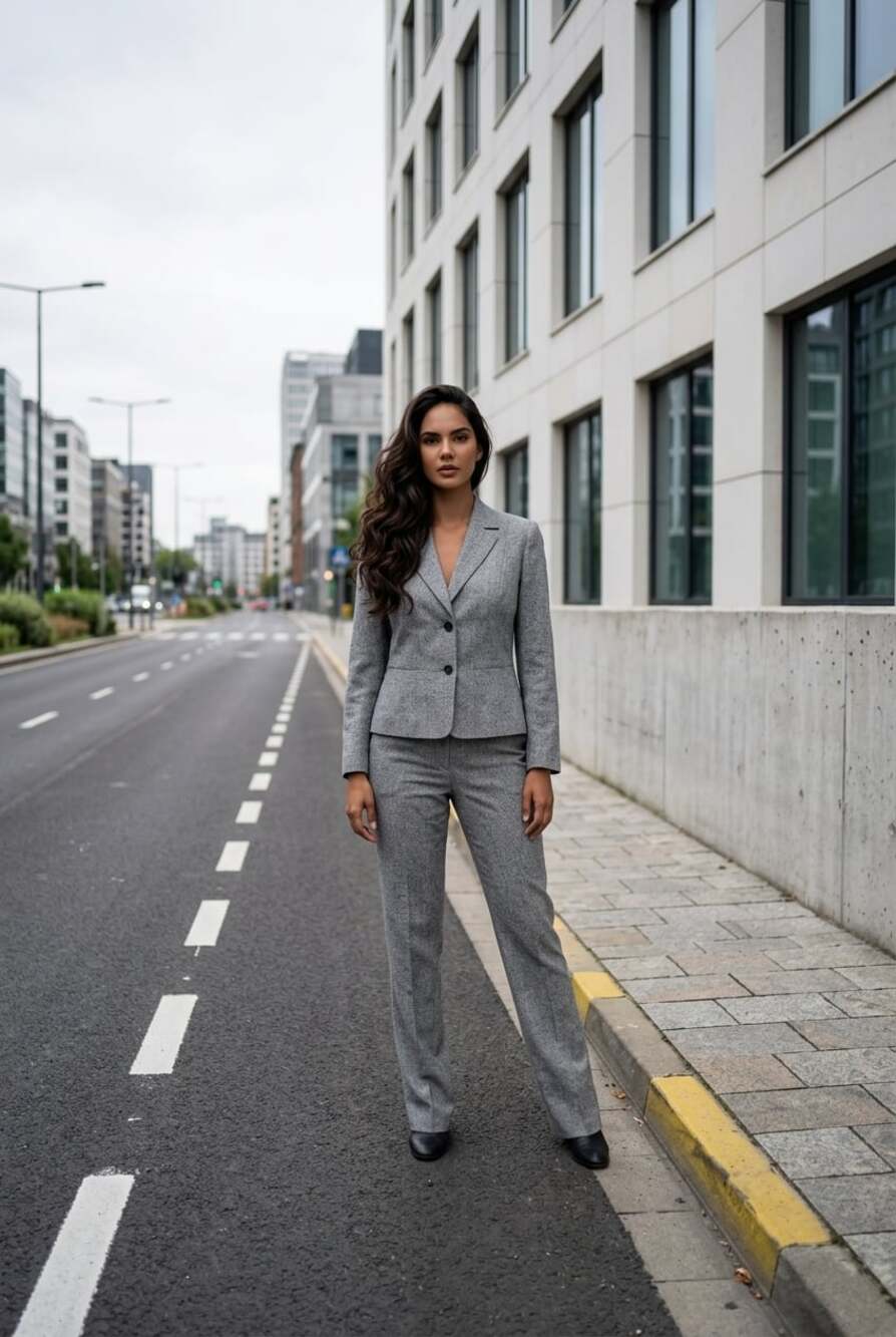 Kasper Women's Gray Two-Piece Suit Set Size 16P
